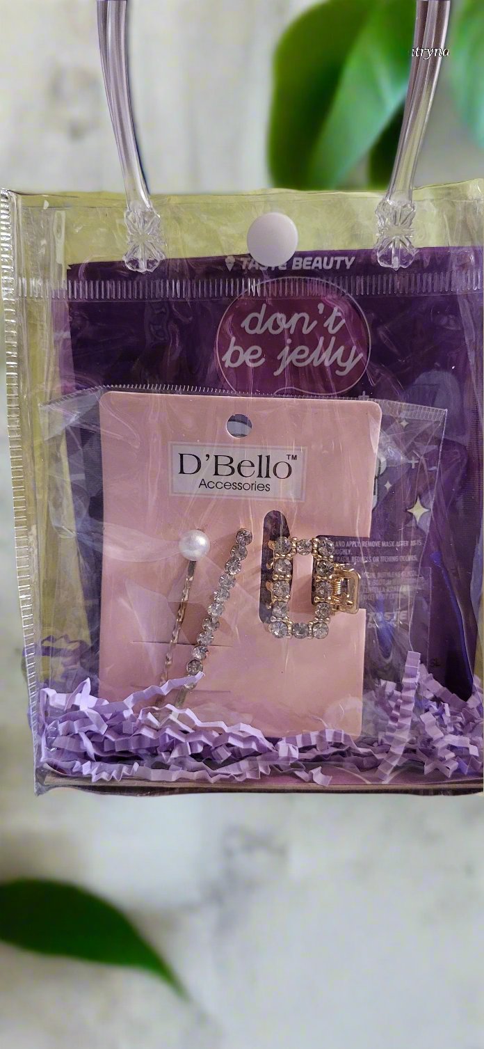 Hair clip facial bag