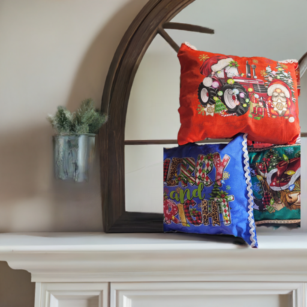 Mantle pillow Decor