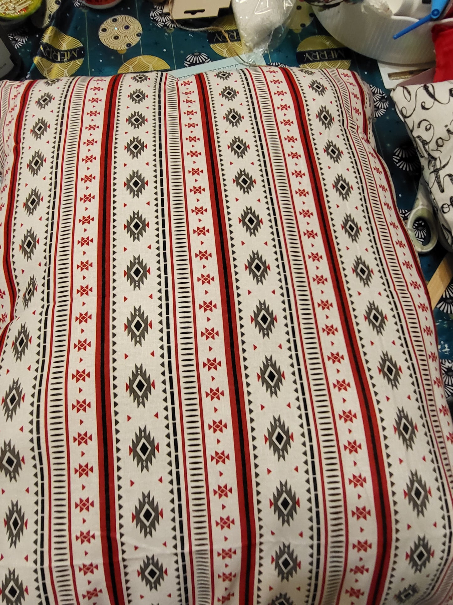 Tribal throw pillow